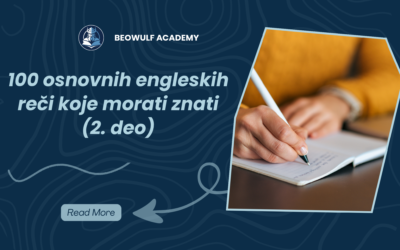 100 osnovnih engleskih reči koje morati znati (2. deo)